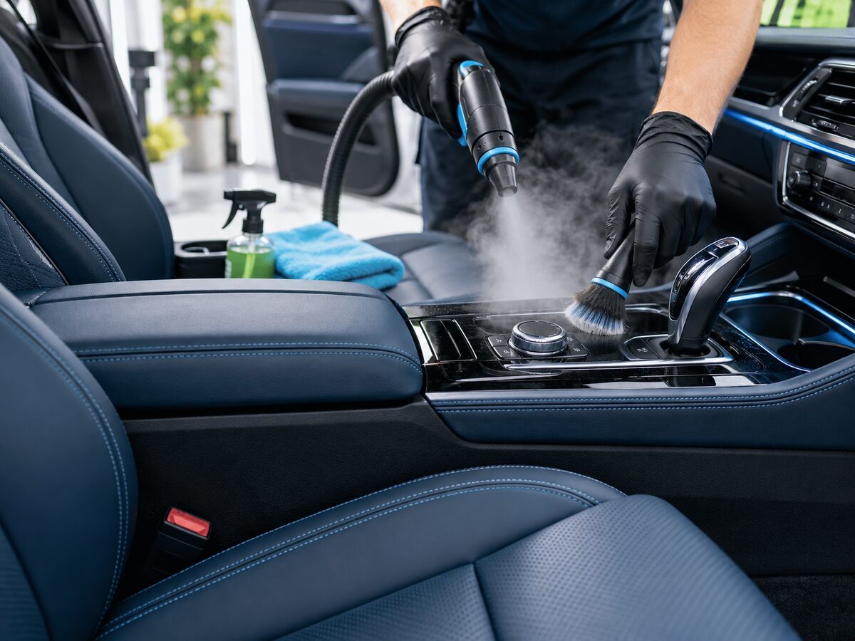Professional care for a vehicle interior